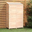 VIDAXL - vidaXL Remise de jardin 102x52x174,5 cm Bois de sapin solide - vignette