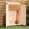 VIDAXL - vidaXL Remise de jardin 102x52x174,5 cm Bois de sapin solide - vignette