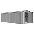 VIDAXL - vidaXL Abri de jardin 257x580x181 cm Métal Gris - vignette