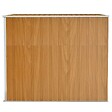 VIDAXL - vidaXL Abri de jardin mural Marron 118x194x178 cm Acier galvanisé - vignette