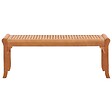 VIDAXL - vidaXL Banc de jardin 2 places 120 cm Bois d'eucalyptus solide - vignette