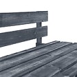 VIDAXL - vidaXL Banc palette de jardin bois gris - vignette