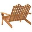 VIDAXL - vidaXL Banc de jardin Adirondack 126 cm bois massif d'acacia - vignette