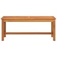 VIDAXL - vidaXL Banc de jardin 110x35x45 cm bois massif d'acacia - vignette