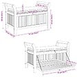 VIDAXL - vidaXL Banc de rangement de jardin avec coussin 91 cm Bois d'acacia - vignette