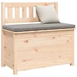 VIDAXL - vidaXL Banc 80x41x77 cm Bois de pin massif - vignette