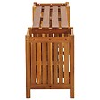 VIDAXL - vidaXL Banc de jardin avec 2 jardinières 150x30x40 cm Bois d'acacia - vignette