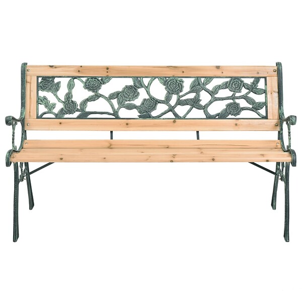 VIDAXL - vidaXL Banc de jardin 122 cm Bois - large
