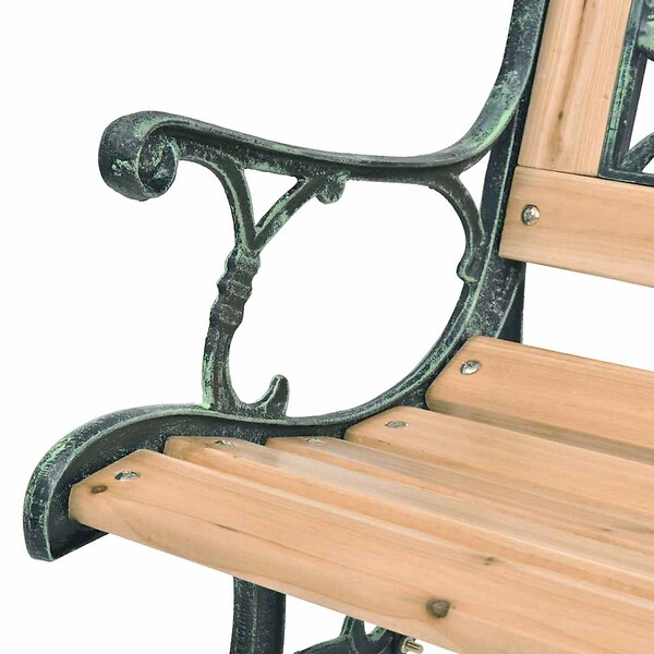 VIDAXL - vidaXL Banc de jardin 122 cm Bois - large