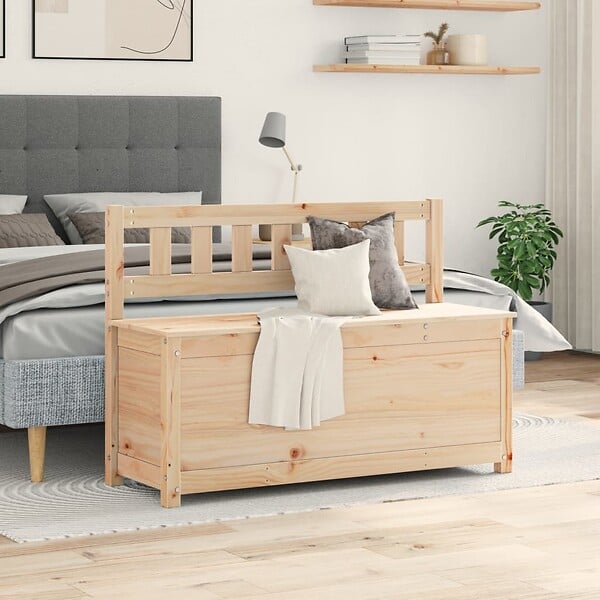 VIDAXL - vidaXL Banc 110x41x76,5 cm Bois de pin massif - large