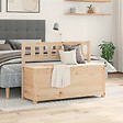 VIDAXL - vidaXL Banc 110x41x76,5 cm Bois de pin massif - vignette