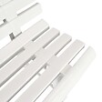 VIDAXL - vidaXL Banc de jardin 145,5 cm Plastique Blanc - vignette
