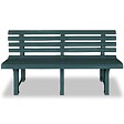 VIDAXL - vidaXL Banc de jardin 145,5 cm Plastique Vert - vignette