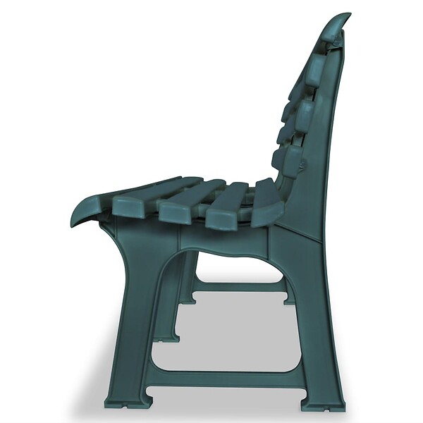 VIDAXL - vidaXL Banc de jardin 145,5 cm Plastique Vert - large