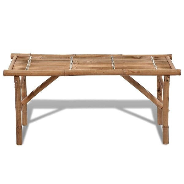 VIDAXL - vidaXL Banc de jardin pliable 118 cm Bambou - large