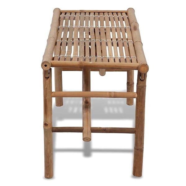 VIDAXL - vidaXL Banc de jardin pliable 118 cm Bambou - large