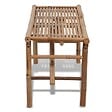 VIDAXL - vidaXL Banc de jardin pliable 118 cm Bambou - vignette