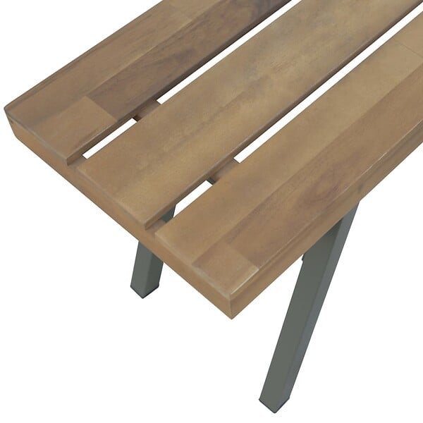 VIDAXL - vidaXL Banc de jardin 120 cm Bois d'acacia solide - large