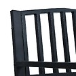 VIDAXL - vidaXL Banc de jardin 125 cm Noir Acier - vignette