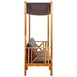 VIDAXL - vidaXL Banc de jardin avec auvent et repose-pieds Bois d'acacia solide - vignette