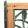 VIDAXL - vidaXL Banc de jardin 122 cm fonte et bois de sapin massif - vignette