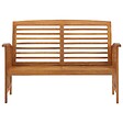 VIDAXL - vidaXL Banc de jardin 119 cm bois d'acacia solide - vignette