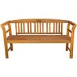 VIDAXL - vidaXL Banc de jardin 157 cm Bois d'acacia solide - vignette