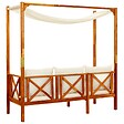 VIDAXL - vidaXL Banc de jardin avec auvent Bois d'acacia solide - vignette