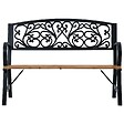 VIDAXL - vidaXL Banc de jardin 120 cm Bois - vignette