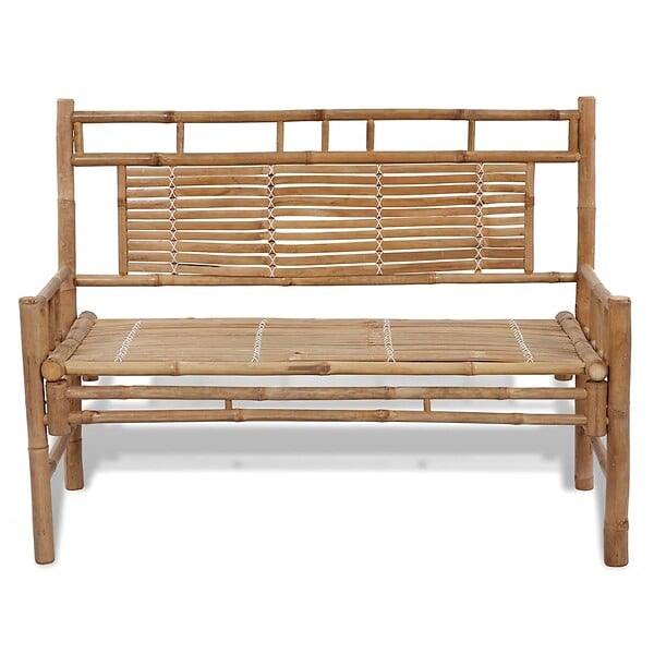 VIDAXL - vidaXL Banc de jardin 120 cm Bambou - large