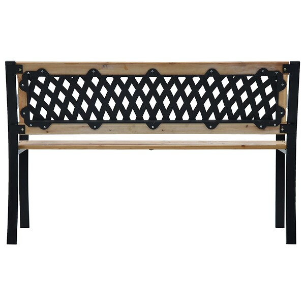 VIDAXL - vidaXL Banc de jardin 120 cm Bois - large