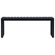 VIDAXL - vidaXL Banc de jardin 120,5 cm Panneau PS Noir - vignette