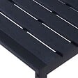 VIDAXL - vidaXL Banc de jardin 120,5 cm Panneau PS Noir - vignette
