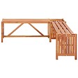 VIDAXL - vidaXL Banc de jardin et jardinière 117x117x40 cm Bois solide d'acacia - vignette