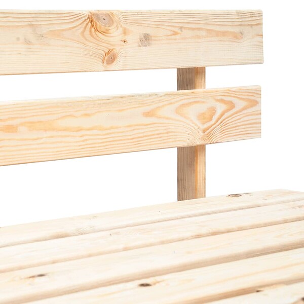 VIDAXL - vidaXL Banc palette de jardin bois - large
