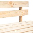 VIDAXL - vidaXL Banc palette de jardin bois - vignette