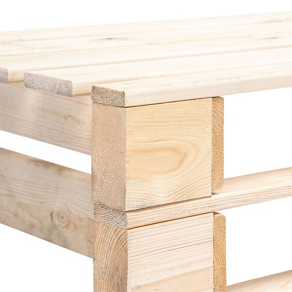 VIDAXL - vidaXL Banc palette de jardin bois - large