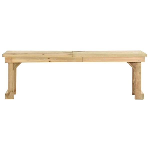 VIDAXL - vidaXL Banc de jardin 140 cm Bois de pin imprégné - large