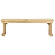 VIDAXL - vidaXL Banc de jardin 140 cm Bois de pin imprégné - vignette