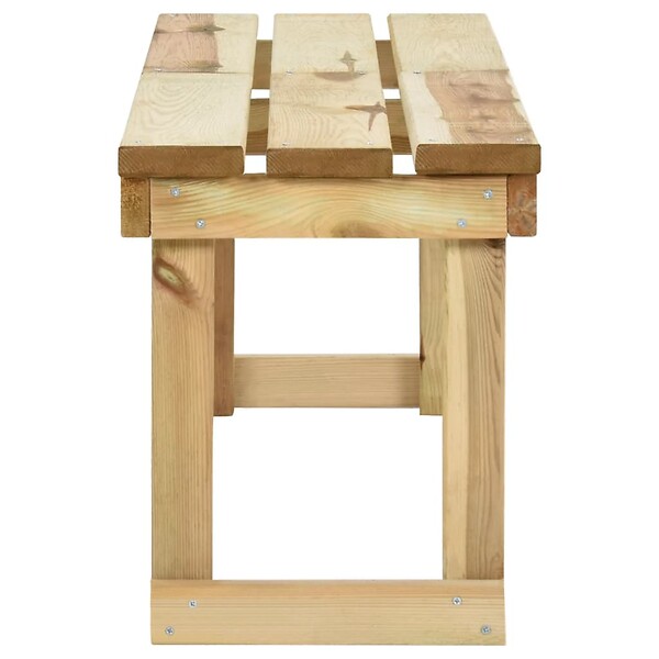 VIDAXL - vidaXL Banc de jardin 140 cm Bois de pin imprégné - large