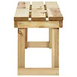 VIDAXL - vidaXL Banc de jardin 140 cm Bois de pin imprégné - vignette