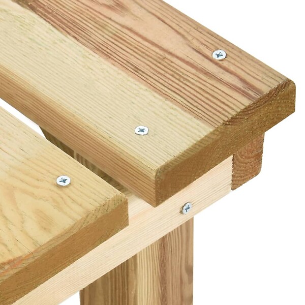 VIDAXL - vidaXL Banc de jardin 140 cm Bois de pin imprégné - large
