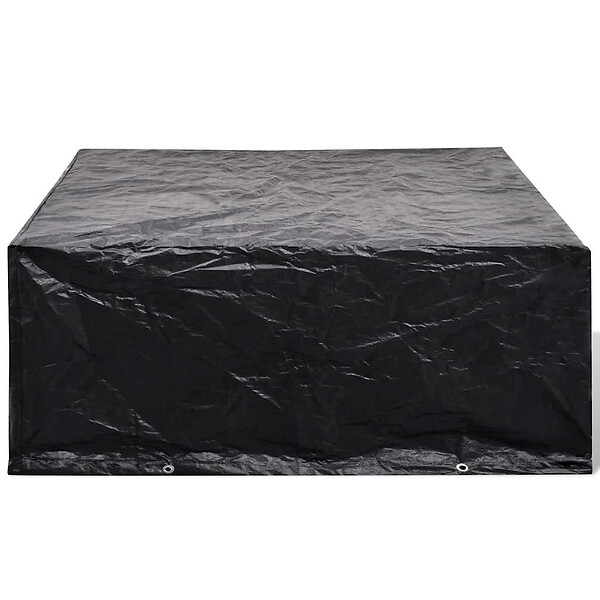 VIDAXL - vidaXL Housse de salon de jardin 10 œillets 260x260x90 cm - large
