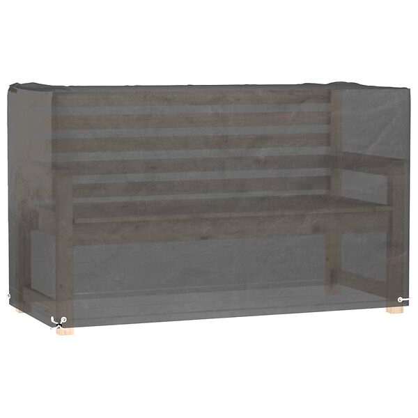 VIDAXL - vidaXL Housse de salon de jardin 8 œillets 125x55x75 cm rectangulaire - large