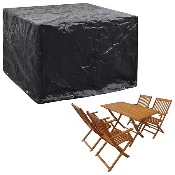 VIDAXL - vidaXL Housse de salon de jardin 8 œillets 122x112x98 cm - large