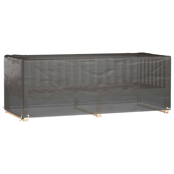 VIDAXL - vidaXL Housses salon de jardin 2pcs 8œillets 192x82x65cm rectangulaire - large