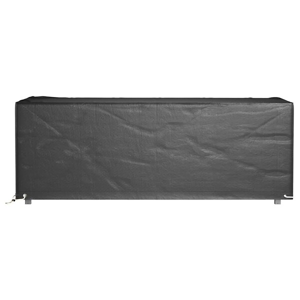 VIDAXL - vidaXL Housses salon de jardin 2pcs 8œillets 192x82x65cm rectangulaire - large