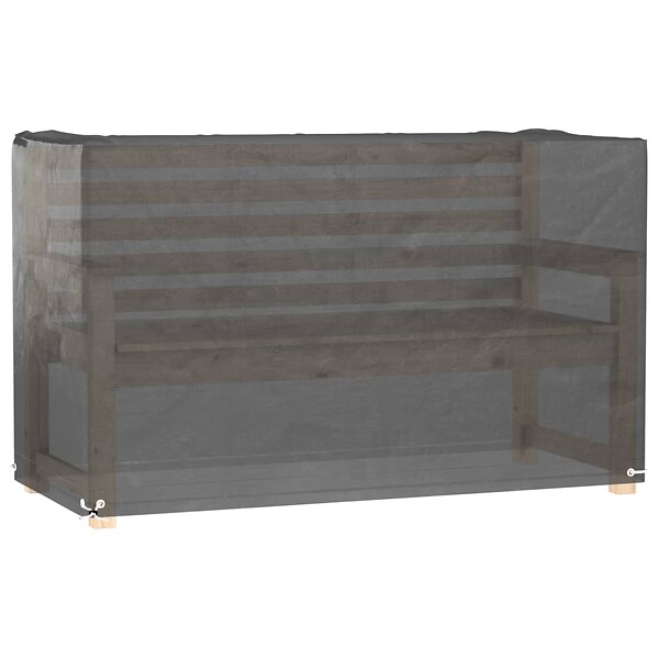 VIDAXL - vidaXL Housses salon de jardin 2pcs 8œillets 125x55x75cm rectangulaire - large