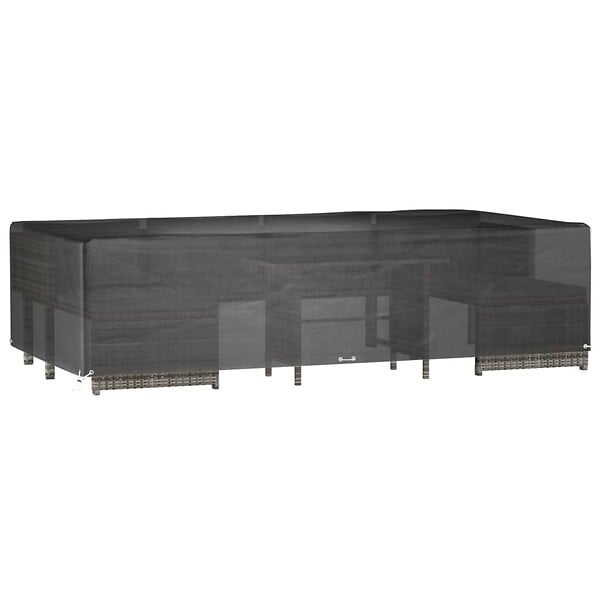 VIDAXL - vidaXL Housse de salon de jardin 12 œillets 315x160x75cm rectangulaire - large