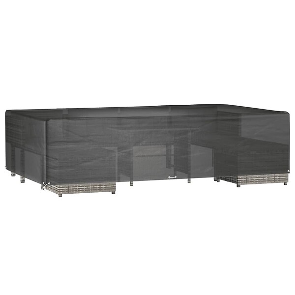 VIDAXL - vidaXL Housse de salon de jardin 12 œillets 315x180x75cm rectangulaire - large